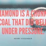 Diamond used to be coal